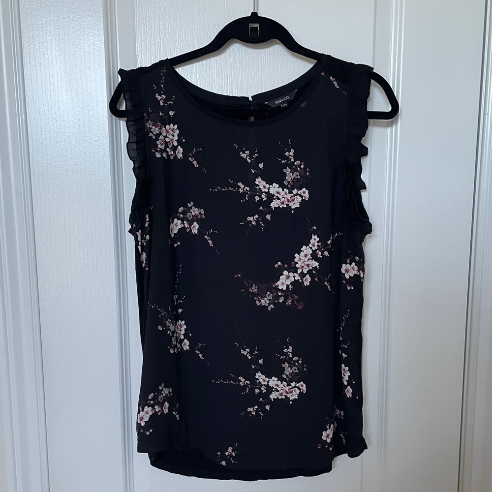 RW&Co Sleeveless Chiffon / cotton Size M